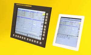 Monitoring the Series 30i/31i/32i-Model B CNCs through Tablet-type Devices